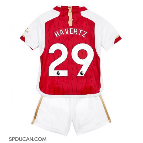 Dječji Nogometni Dres Arsenal Kai Havertz #29 Domaci 2023-24 Kratak Rukav (+ Kratke hlače)